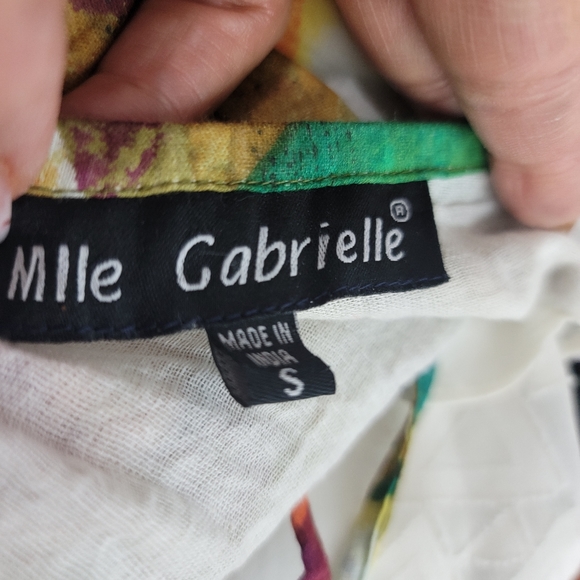 MLLE GABRIELLE TROPICAL PRINT sz small - Picture 13 of 16